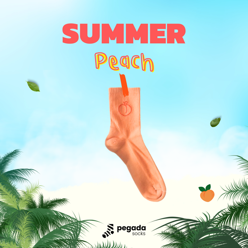 Peach - Sports Socks