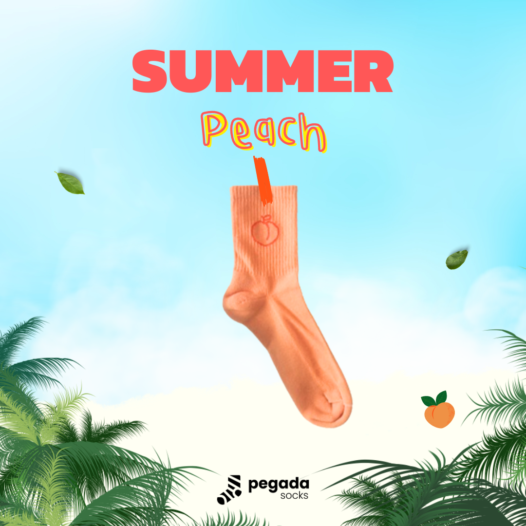 Peach - Sports Socks
