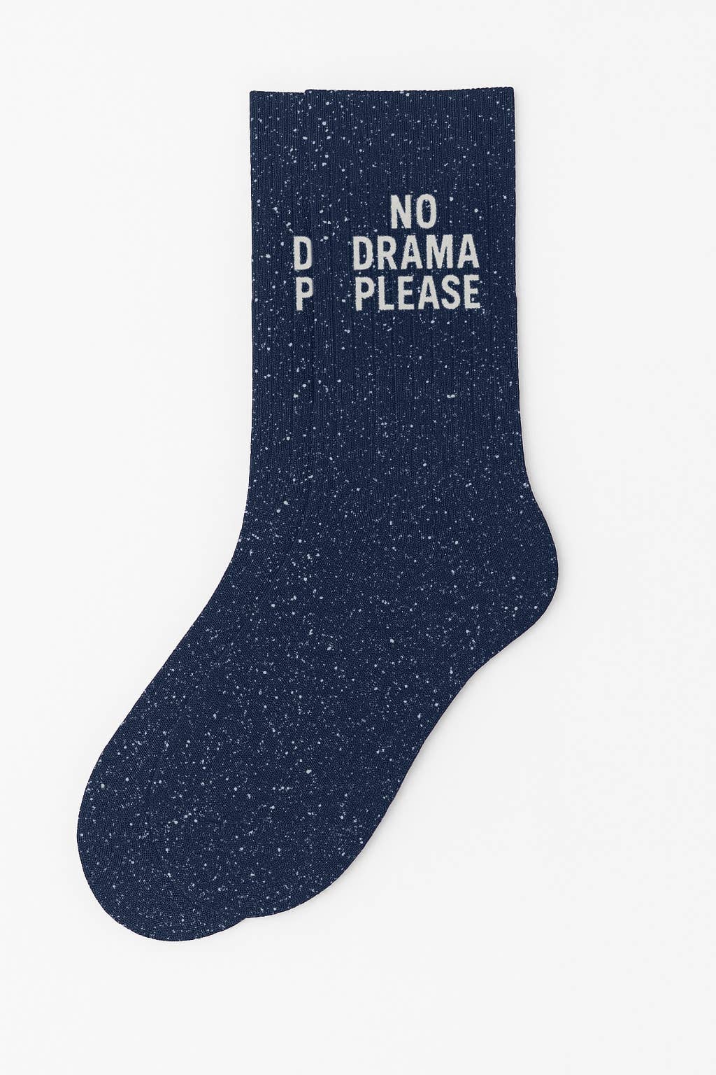 No Drama Please - Glitter Socks