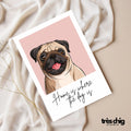 Home with Dog | Postkarte