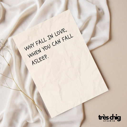 Fall Asleep | Postkarte