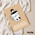 drinkable happiness coffee | postcard