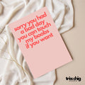 Touch my boobs | Postcard