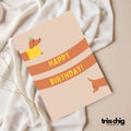 Happy Birthday Dackel | Postkarte