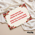 Roses are red rhyming is hard | Postcard