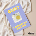 Gym or Gin? | Postkarte