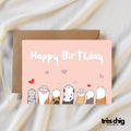 Birthday Cat Paws | Postcards