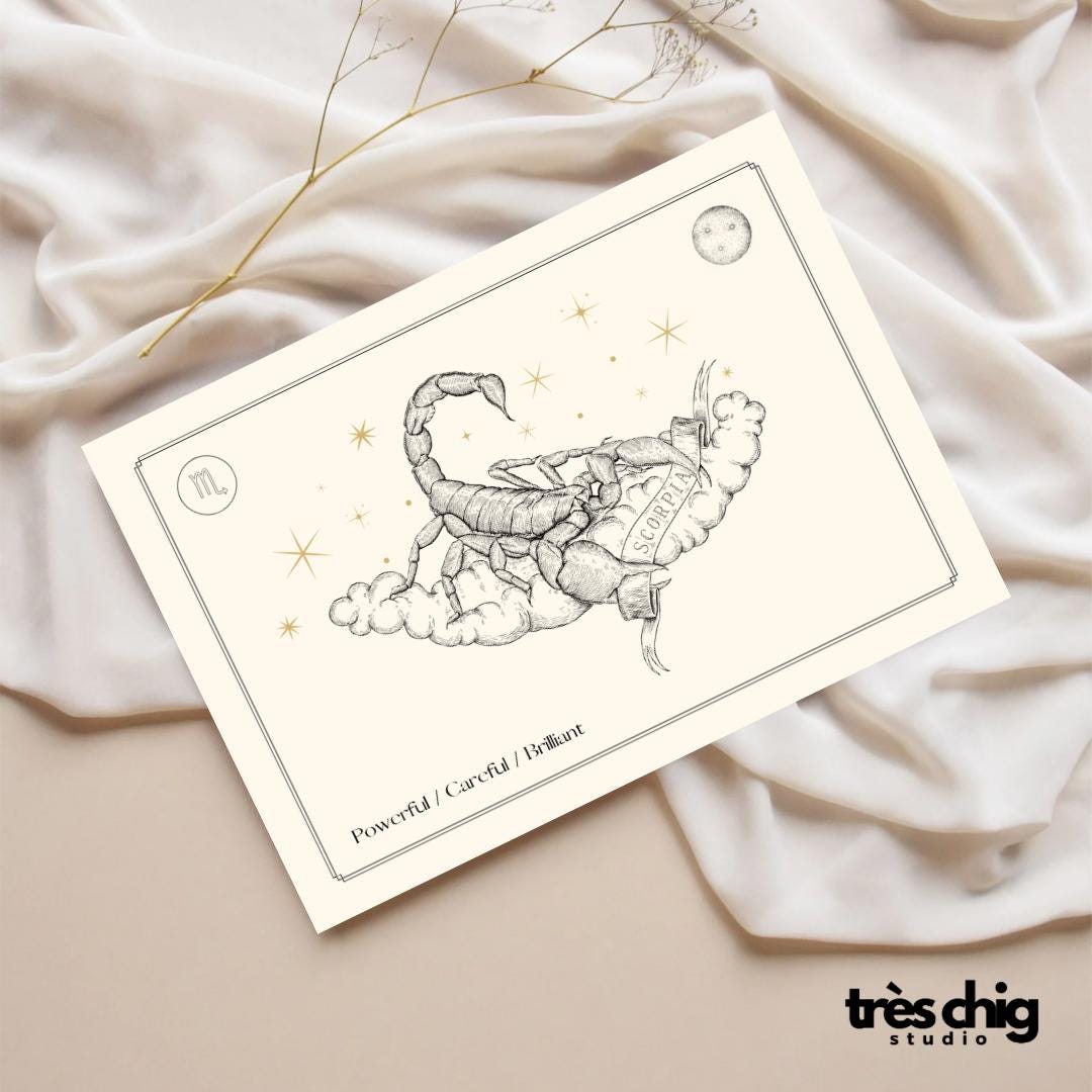 Scorpio Zodiac Sign | Postcard
