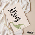 Dinos sind Saurier | Postkarte