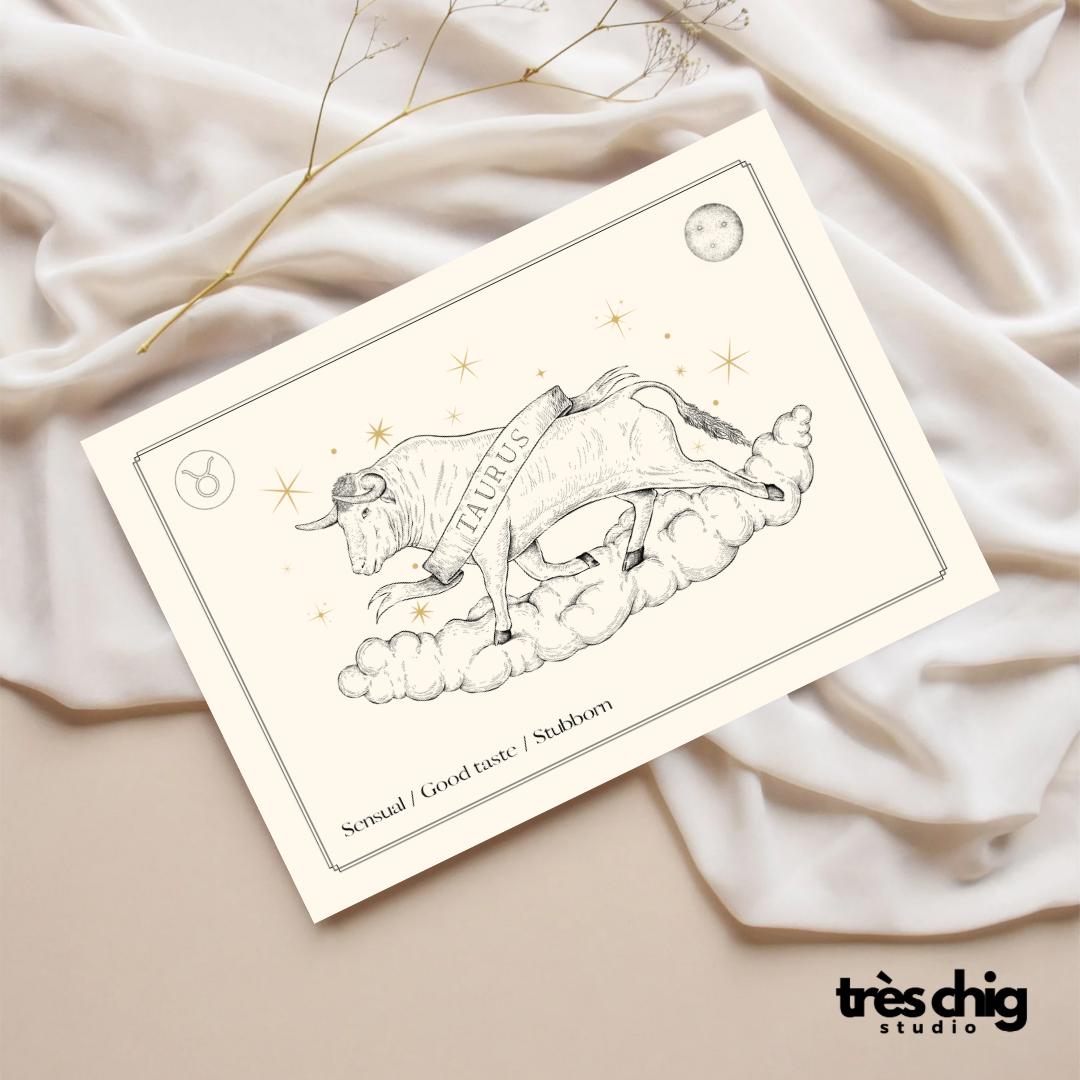Taurus Zodiac Sign | Postcard