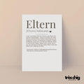 Definition Eltern | Postkarte