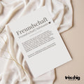 Definition Freundschaft | Postkarte
